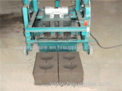 HLM-5 Semi-automatic Mobile Hollow Brick Machine