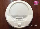 8oz / 12oz / 16oz White Color Coffee Cup Lids With A Cap / PS Material