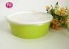 Flexo Print 20oz Paper Salad Containers With Cardboard Paper