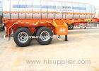 2 axle 20ft carbon steel container semi-trailer / skeleton container truck trailer