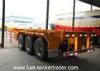 40ft skeleton container semitrailer / tri-axle truck chassis frame