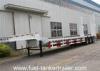 40T 3 axles hydraulic low bed semi trailer / excavator transport truck trailer