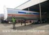 60000L three axle transport chemical liquid fuel tanker trailer petrol tanker