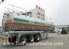 3 Axle 40000liter aluminum alloy 5083 fuel tanker truck trailer