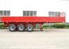 3 Alxe cargo side wall trailer with16 U shaped steel or I shaped steel side beam