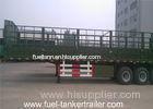 40FT THREE AXLE FLATBED SEMI TRAILER WITH SIDE WALL FOR CARGO AND CONTAINER TRANSPORTATION