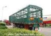 4 axles drop sides truck trailer / open sides semi trailer / bulk cargo transportation side wall tra