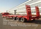 Custom 3 Axle 50T lowbed semi trailer for D8 bulldozer transport