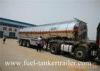 SHENGRUN aluminum alloy fuel tanker trailer / oil tanker trailer