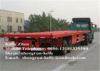 2 - Axle 40ft Flatbed Container Transport Truck Semi Trailer / Container Chassis