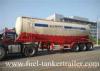 Cement powder transport Bulk cement transport truck with Double line air brakes