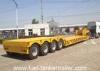 13000*3000*1700 Size and Steel Material 13m 60 ton low bed semi trailer