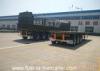 20ft 40ft Container flatbed semi trailer with mechanical / air suspension