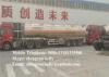 3 Axles Stainless Steel 42000L Oil Fuel Tanker / Liquid Tank Semi Trailer