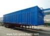 3 Axle 30 - 60 Ton Cargo Box Truck Trailer with 600 - 2300mm Side wall height
