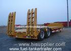 Low Bed Semi Trailer with FUWA AXLES to transport heavy duty equipment