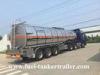 3 Axles petrol / palm oil / diesel tank trailer 50000l with 1 - 7 compartments