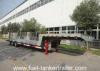 3 - axle 13 tons Fuwa low bed semi trailer with Power assisting ladder