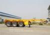 40 Ton 40foot tri axle container chassis with 10 leaf spring suspension