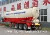 45CBM Multi Axle 50 ton Cement bulk tanker trailers with Big capacity water tank