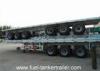 3 axle 40ft flatbed container semi trailer / flat bed trailer for sale