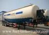 Three Axle 40 Ton Bulk Cement Trailer / Cement Powder Trailer For Cement Transport