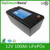 Solar Energy Storage Lithium 12V 100Ah Deep Cycle Battery Long Cycle Lifespan