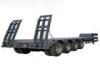50 ton heavy duty tri-axle gooseneck low bed semi trailer for sale