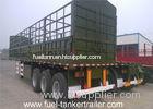 Cargo Side wall trailers china heavy duty flatbed truck trailer with WABCO Vavle