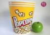 130 Ounce Custom Disposable Paper Popcorn Bucket For Fast Food