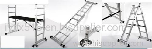 scaffolding ladders for sale EN131 Adjustable Height Scaffolding Ladder