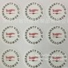 Custom Destructible Vinyl Label Fragile Self Adhesive Warranty Seal Sticker Tamper Evident Seal Stickers