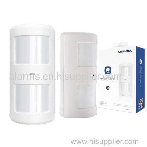 Cheap home security intruder detector wireless pet immunity PIR motion sensor for Chuango GSM Alarm System G5/ B11/ G3