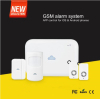 Distinctive white rechargeable built-in battery operated Android/ iOS APP remote control 433MHz wireless GSM home alarm