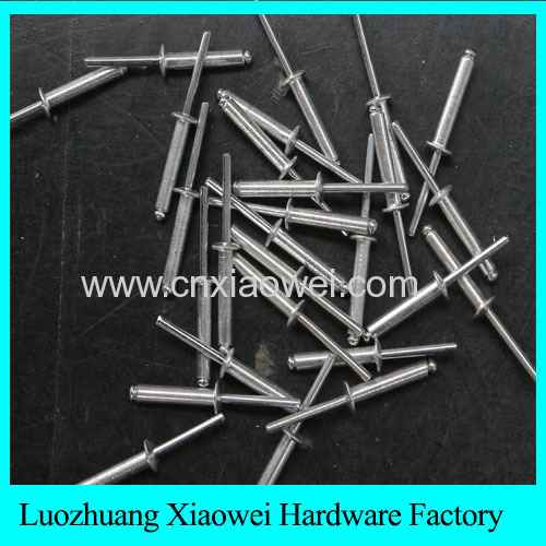 high quality closed end blind rivets Aluminum/stainless steel