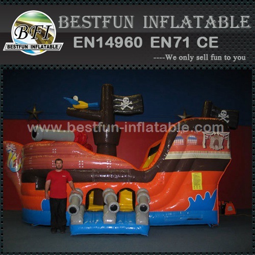 Adventure Galley Pirate Ship Inflatable Slide
