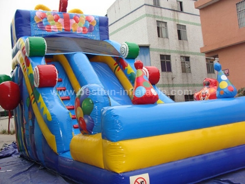 Candy park inflatable snow slide toboggan slide