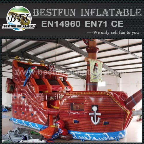 Inflatable Pirate ship obstacle courses