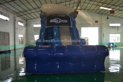 Monster Curvy Wave Inflatable slide