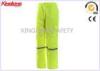 Yellow high reflective safety clothing/industrial coverall workwear work pants