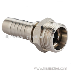 pipe connector METRIC MALE 24 degrees CONE SEAT