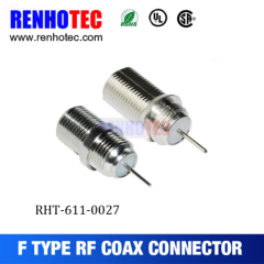 RF connector F connector crimp plug for RG58