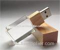 USB Flash drive crystal drive bamboo drive available at 64MB-64MB