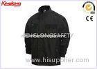 Safety Outdoor Canvas Workwear Mens Workwear Jackets With PVC Zipper