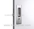 Mortise House Door Locks Satin Nickel Sliding Doors Locks With Key