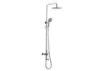 Starlight Chrome Shower System With Euphoria Cube Handheld Shower Head