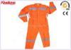 Customized Anti Shrink Plus Size Coverall Uniforms Hi Visibility Clothing
