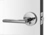 Chrome Tubular Locks 70mm Backset For Left / Right Handed Bathroom Doors