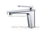 Spout Vessel Sink Faucets / Tall Bathroom Faucet One Handle Chrome Finish