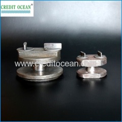Cabeza de trenzado oceánico de crédito con guiado de bloque de piezas de trenzado pieza de repuesto